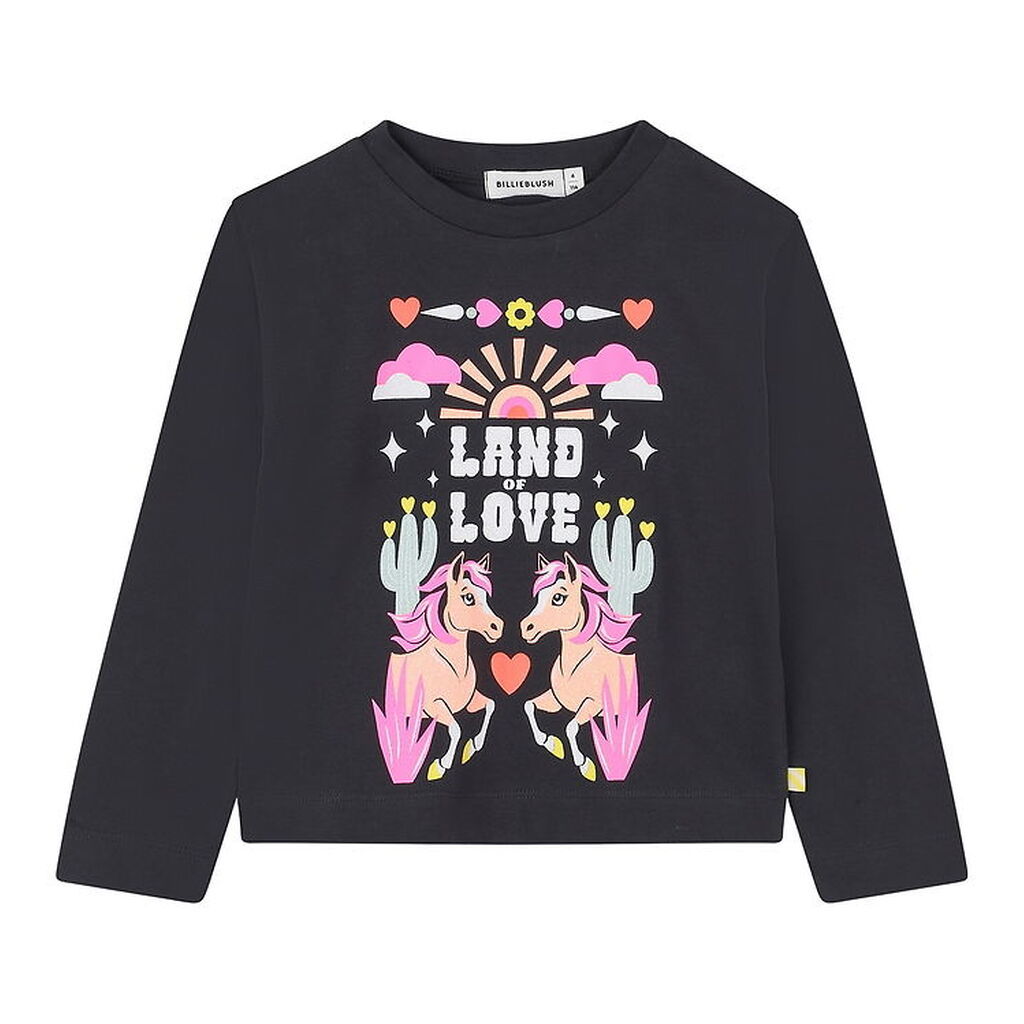 Billieblush Bluse - Sort m. Print