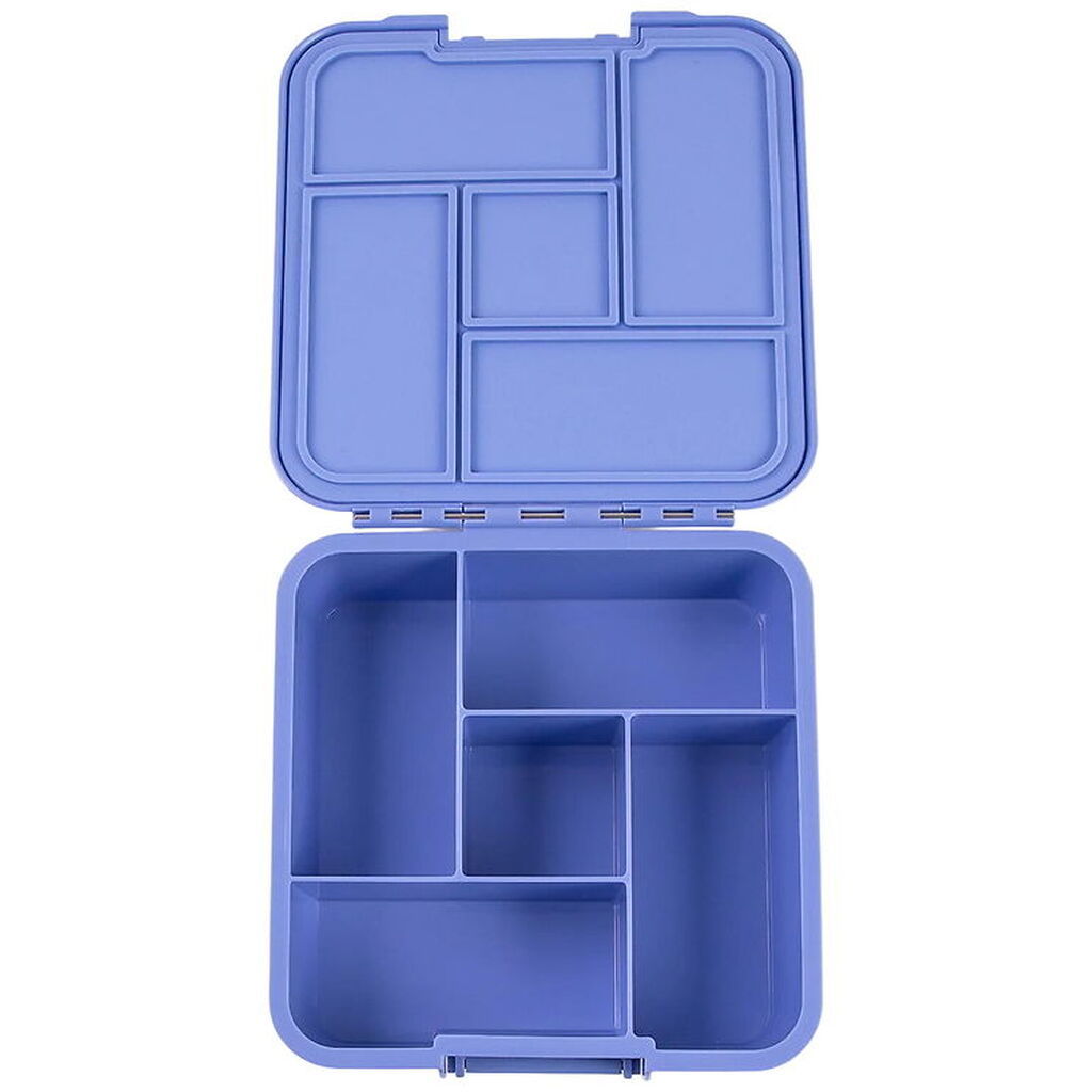 MontiiCo Madkasse m. 5 rum - Bento Five - 980 ml - Splash