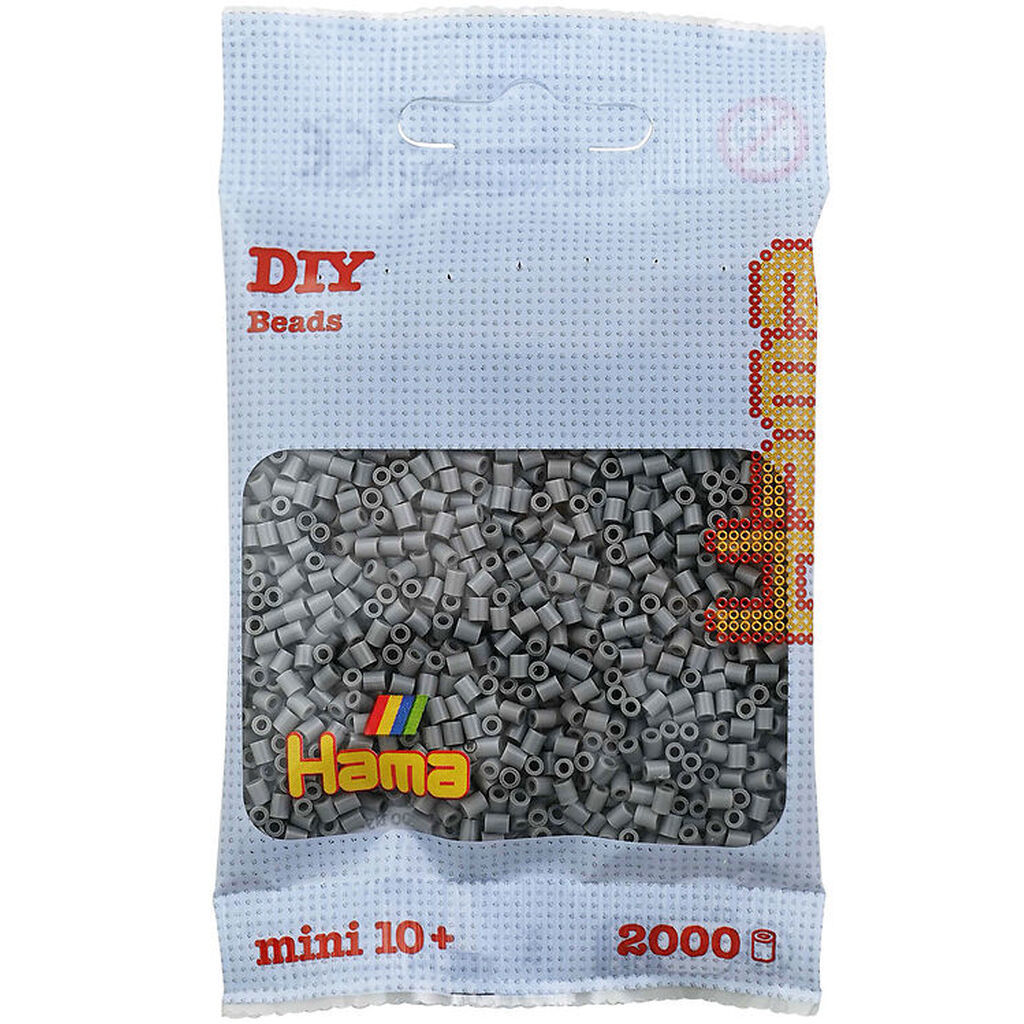 Hama Mini Perler - 2000 stk. - 17 Grå