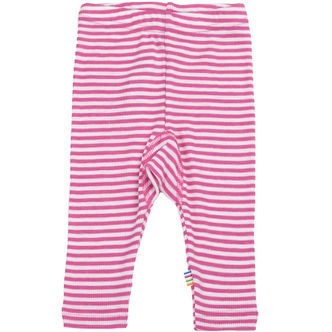 Joha Leggings - Rib - Uld/Silke - Off White/Pink