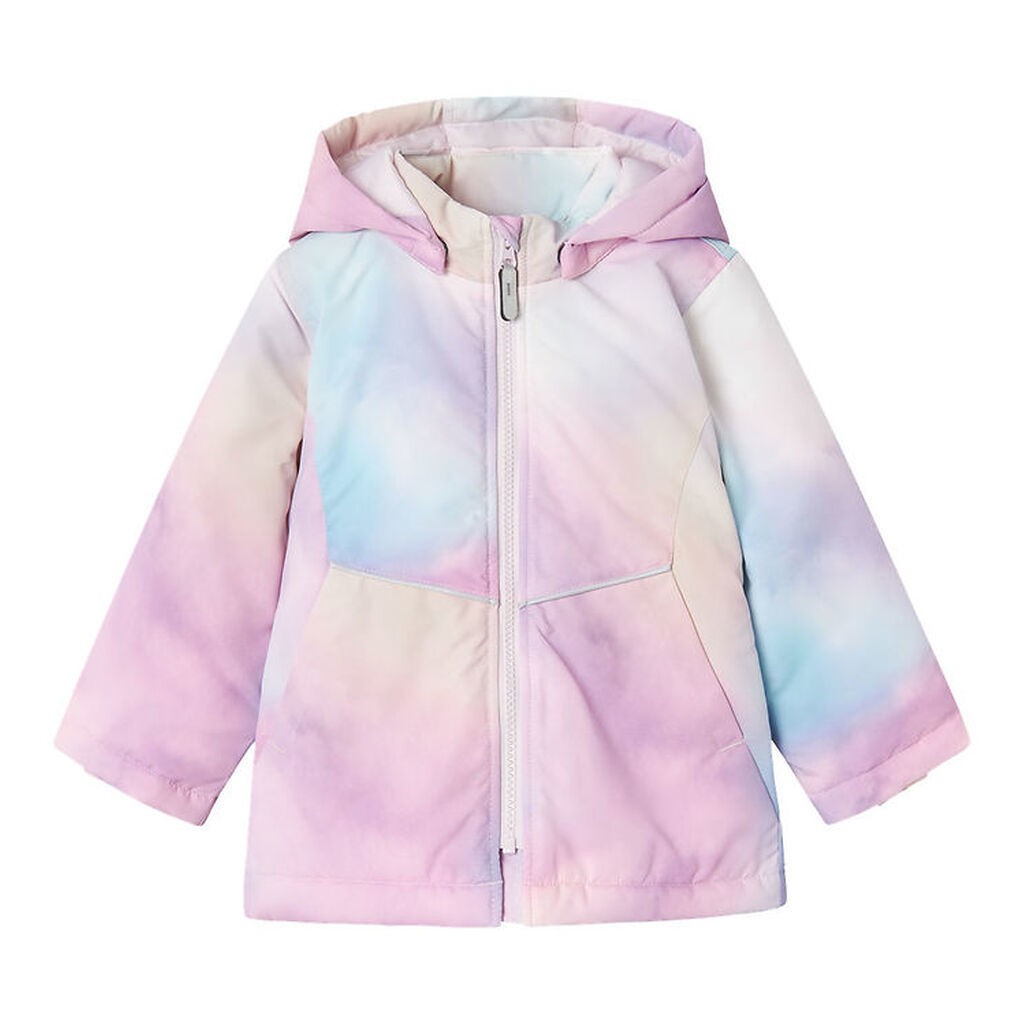 Name It Dynejakke - NmfMaxi - Orchid Ice/Tie Dye