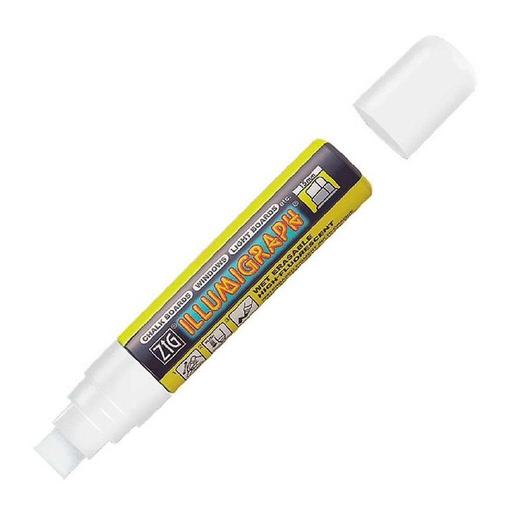 Zig Tusch - Illumigraph - 15 mm - Hvid