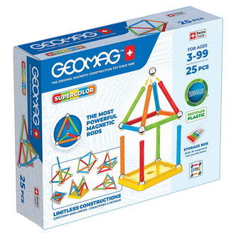 Geomag Magnetsæt - Supercolor - 25 Dele