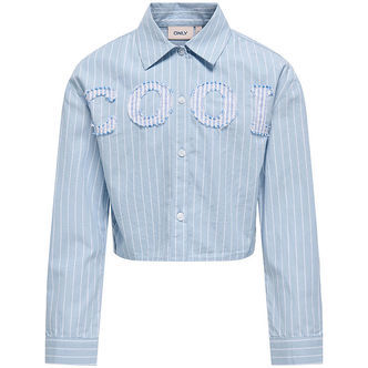 Kids Only Skjorte - KogEtta - Soft Chambray/White m. Cool