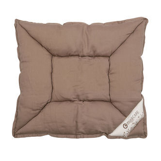 Müsli Pude - Satin - 45x40 cm - Kapok - Walnut