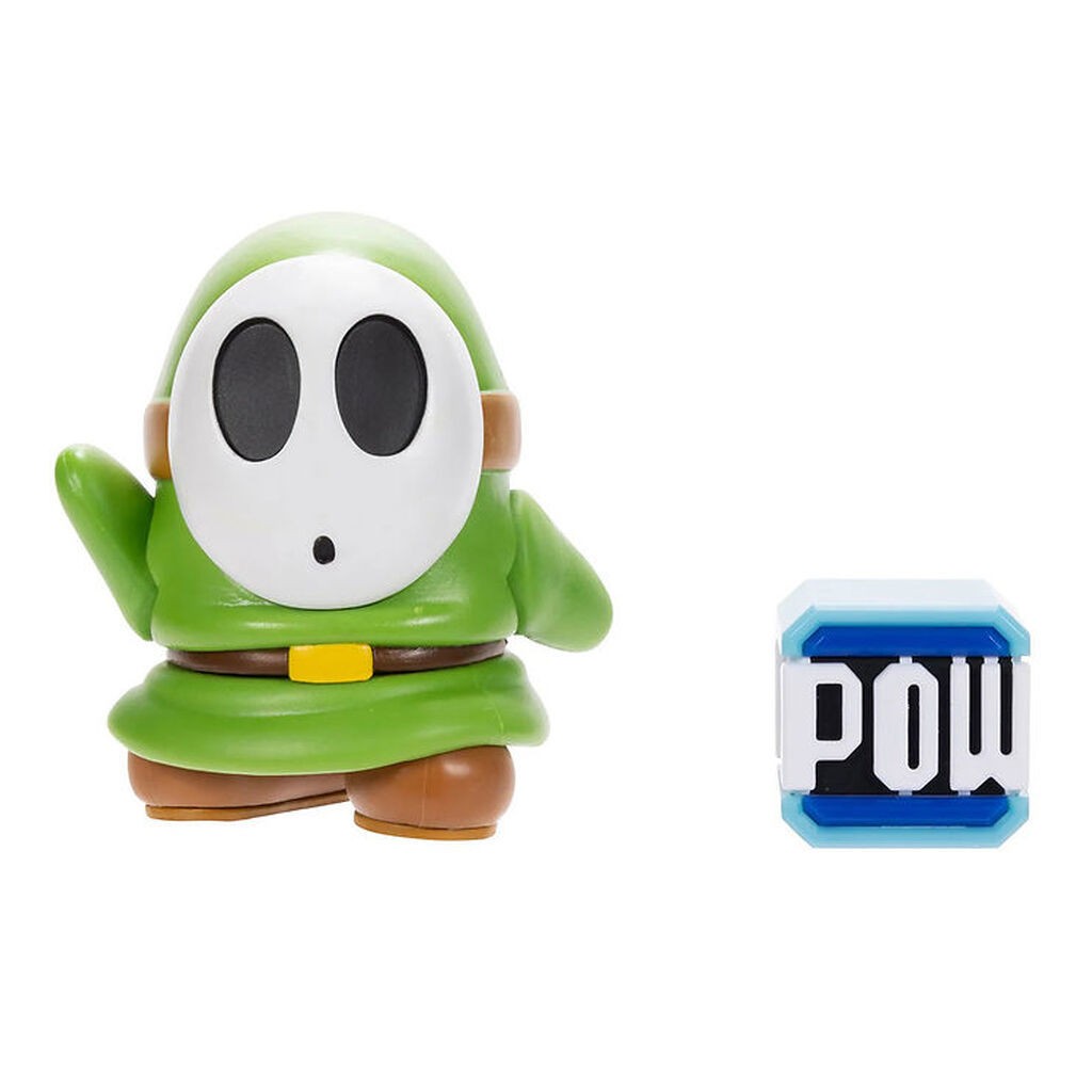 Super Mario Figur - 6 cm - Green Shy Guy