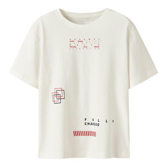 Name It T-shirt - NkmKingston - Coconut Milk