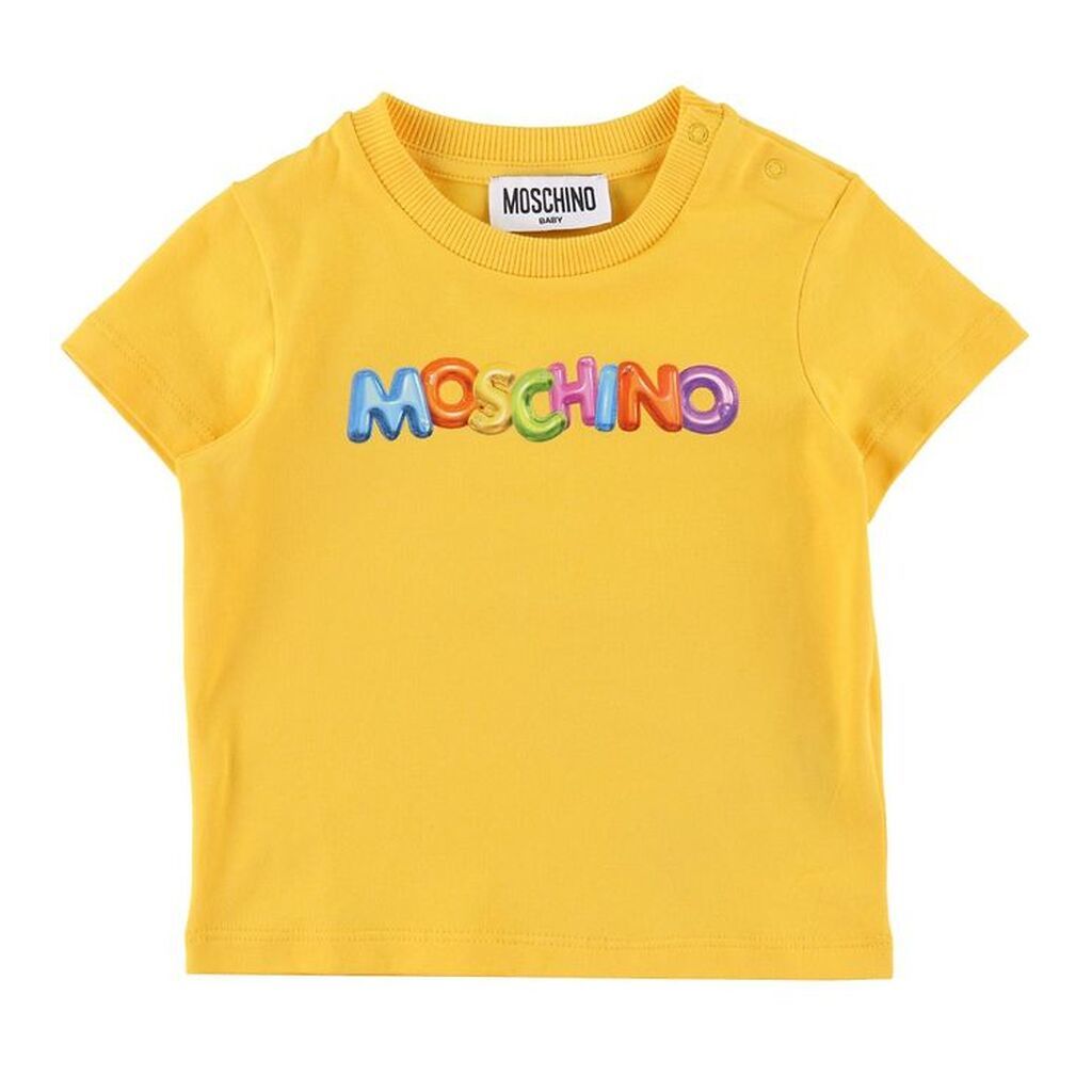 Moschino T-shirt - Gul m. Print