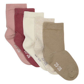 Minymo Strømper - 5-pak - Rose Cloud