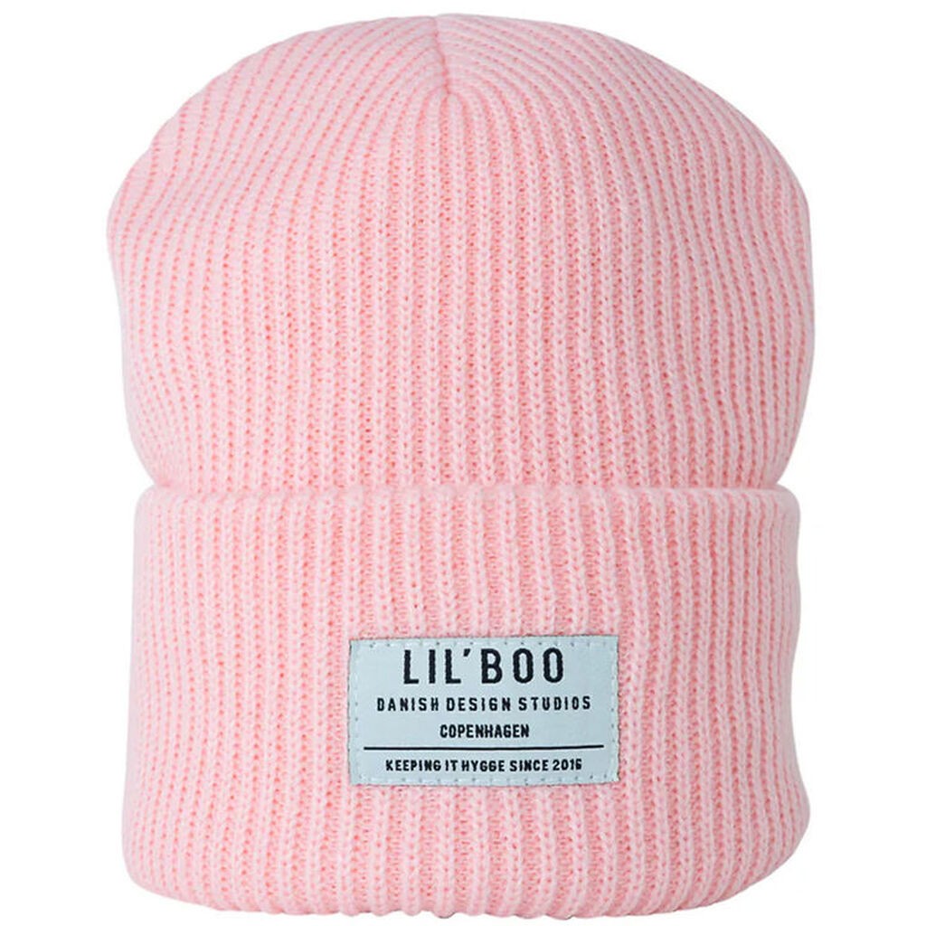 Lil'Boo Copenhagen hue - Strik - Hygge Beanie - Bubble Pink