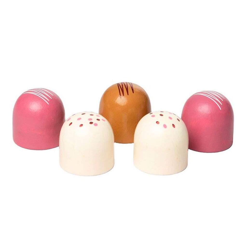 MaMaMeMo Legemad - Flødeboller, Ruby - Træ