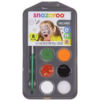 Snazaroo Ansigtsmaling - Halloween - 7 Dele + 1 Idehæfte