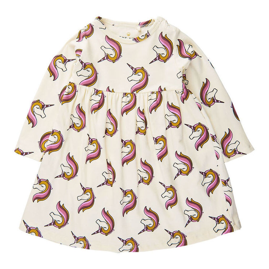 The New Siblings Kjole - TnsHeba - White Swan m. Enhjørninger