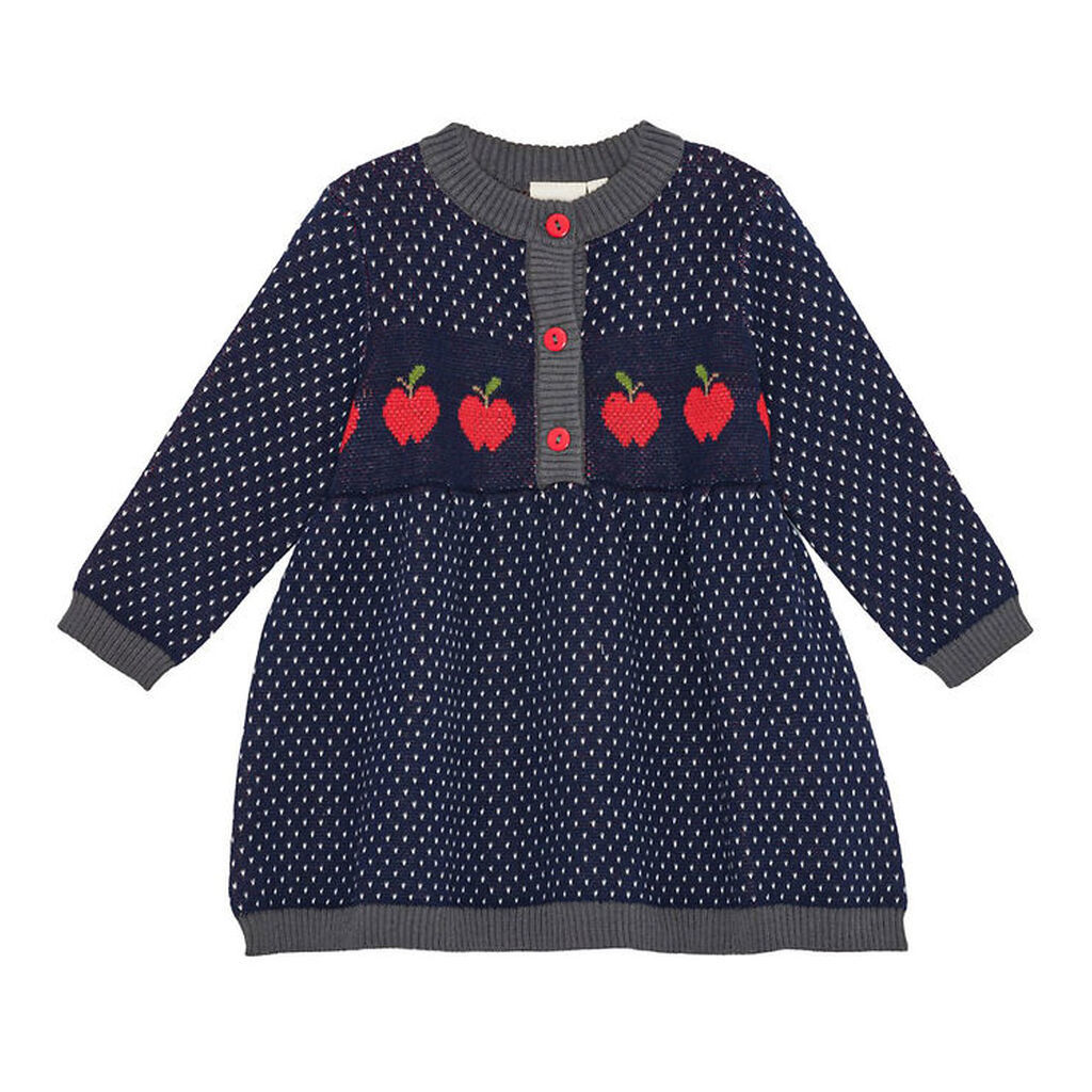 Flöss Kjole - Esther - Strik - Navy Space