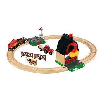 BRIO World Bondegård På Landet Sæt - 20 dele - Træ 33719