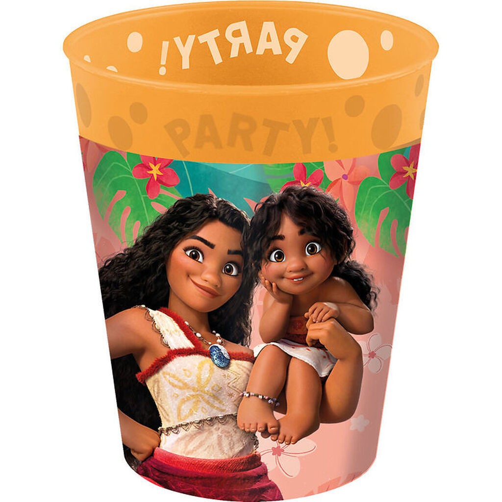 Decorata Party Plastikkopper - 4-pak - 250ml - Moana II