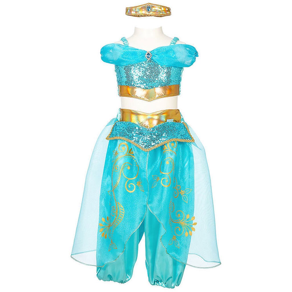 Souza Udklædning - Prinsesse - Amira - Turkis