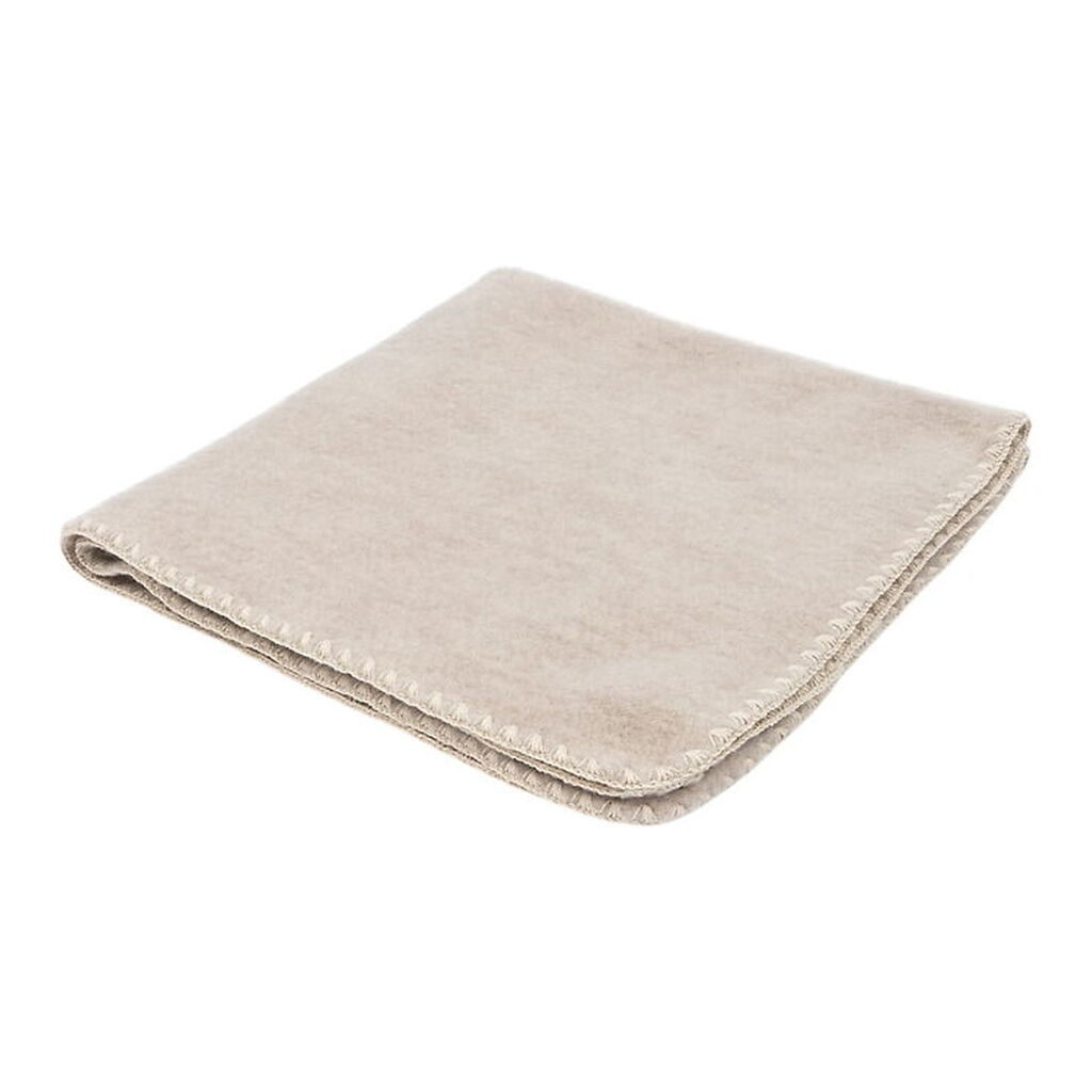 Fanga Fontana Babytæppe - 60x60 - Erba - Uldfleece - Beige