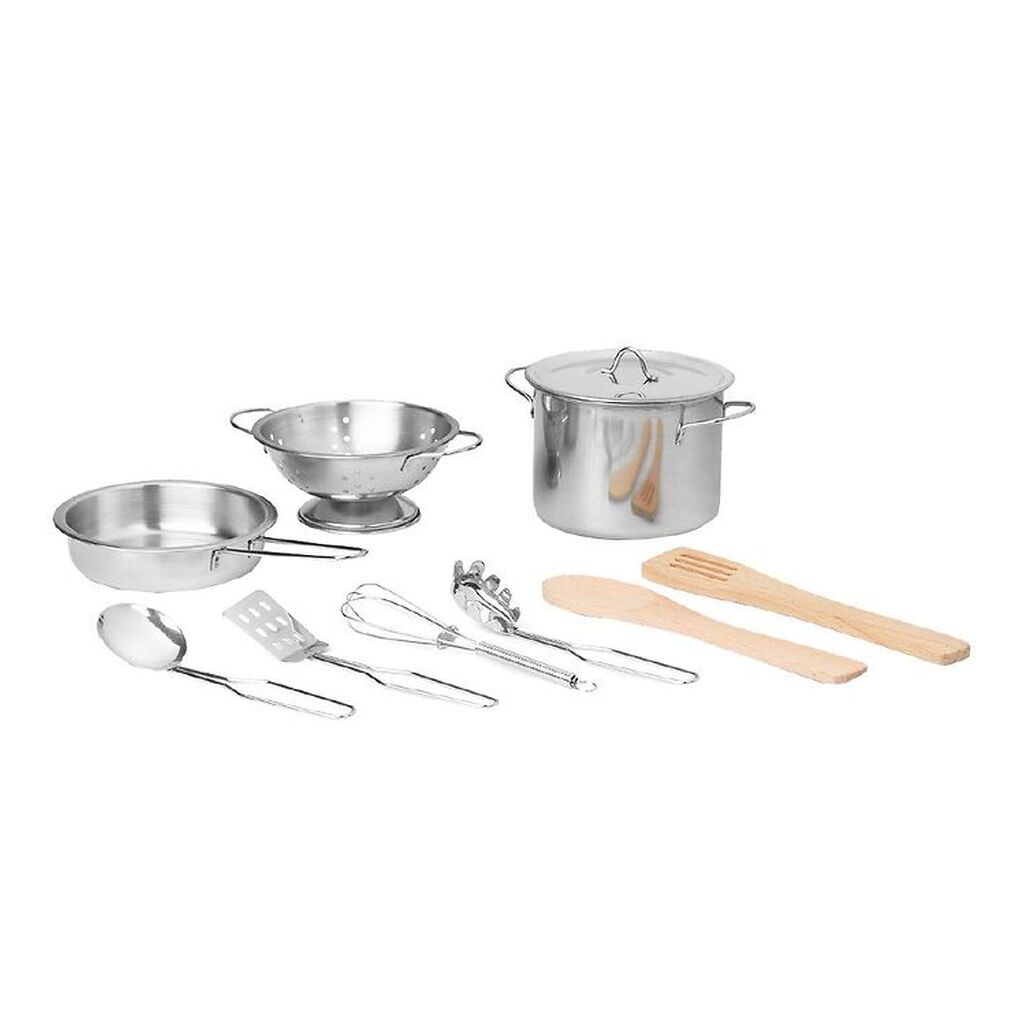 ferm Living Legekøkkenredskaber - 9 Dele - Metal/Træ