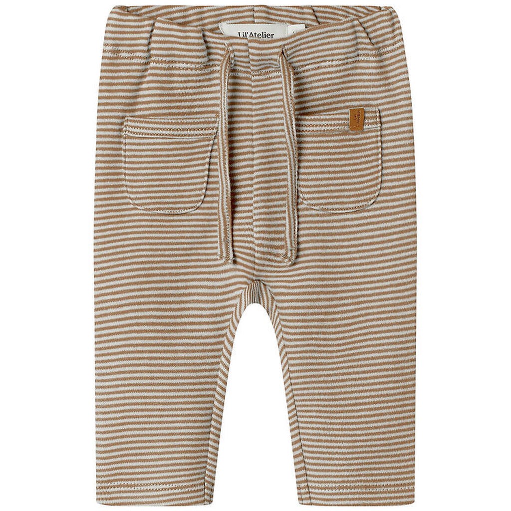 Lil Atelier Bukser - NbmOhio - Turtledove/Sepia Tint