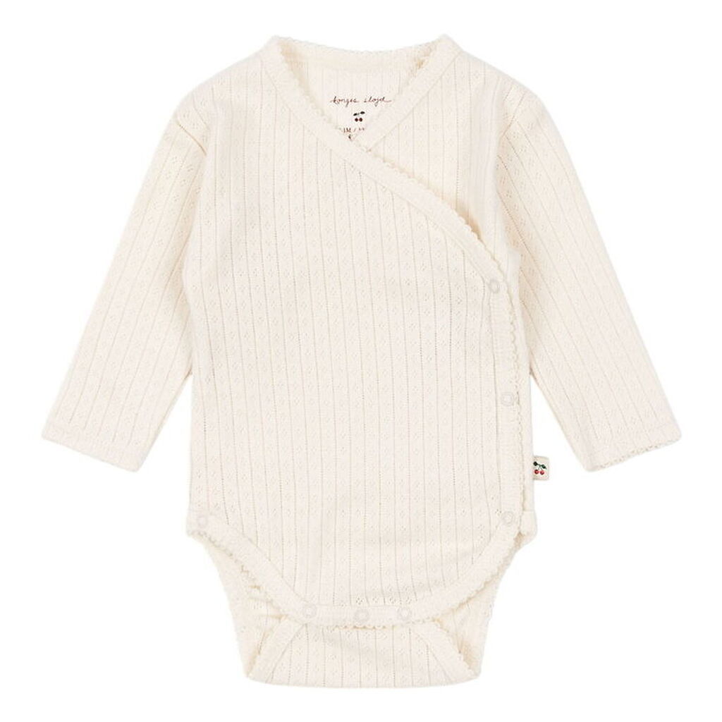 Konges Sløjd Body l/æ - Rib - Minnie - Antique White