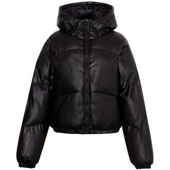 Grunt Dynejakke - PU - GRMai - Sort