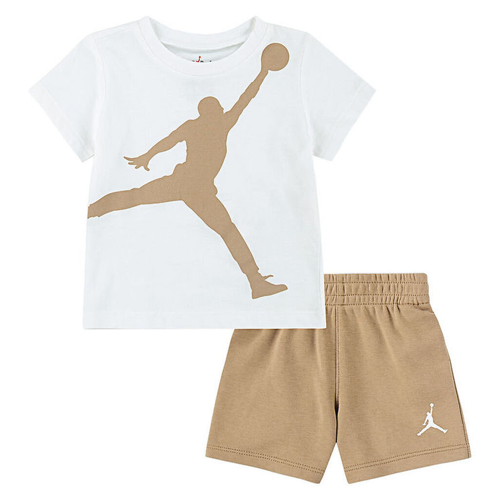 Jordan Shortssæt - Shorts/T-shirt - Desert Camo/Hvid