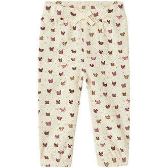 Name It Bukser - NbfRibow - Summer Sand m. Sløjfer