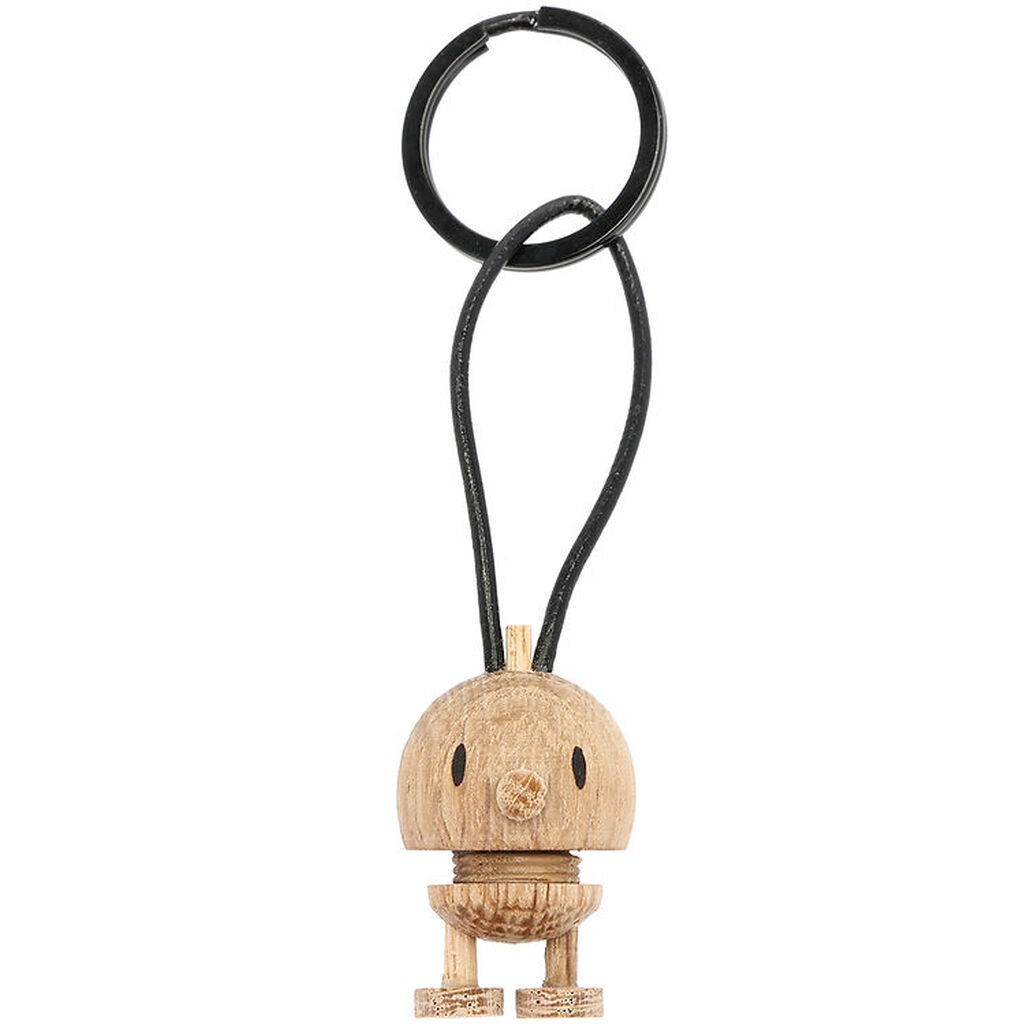 Hoptimist Nøglering Bumble - 3 cm - Raw Oak