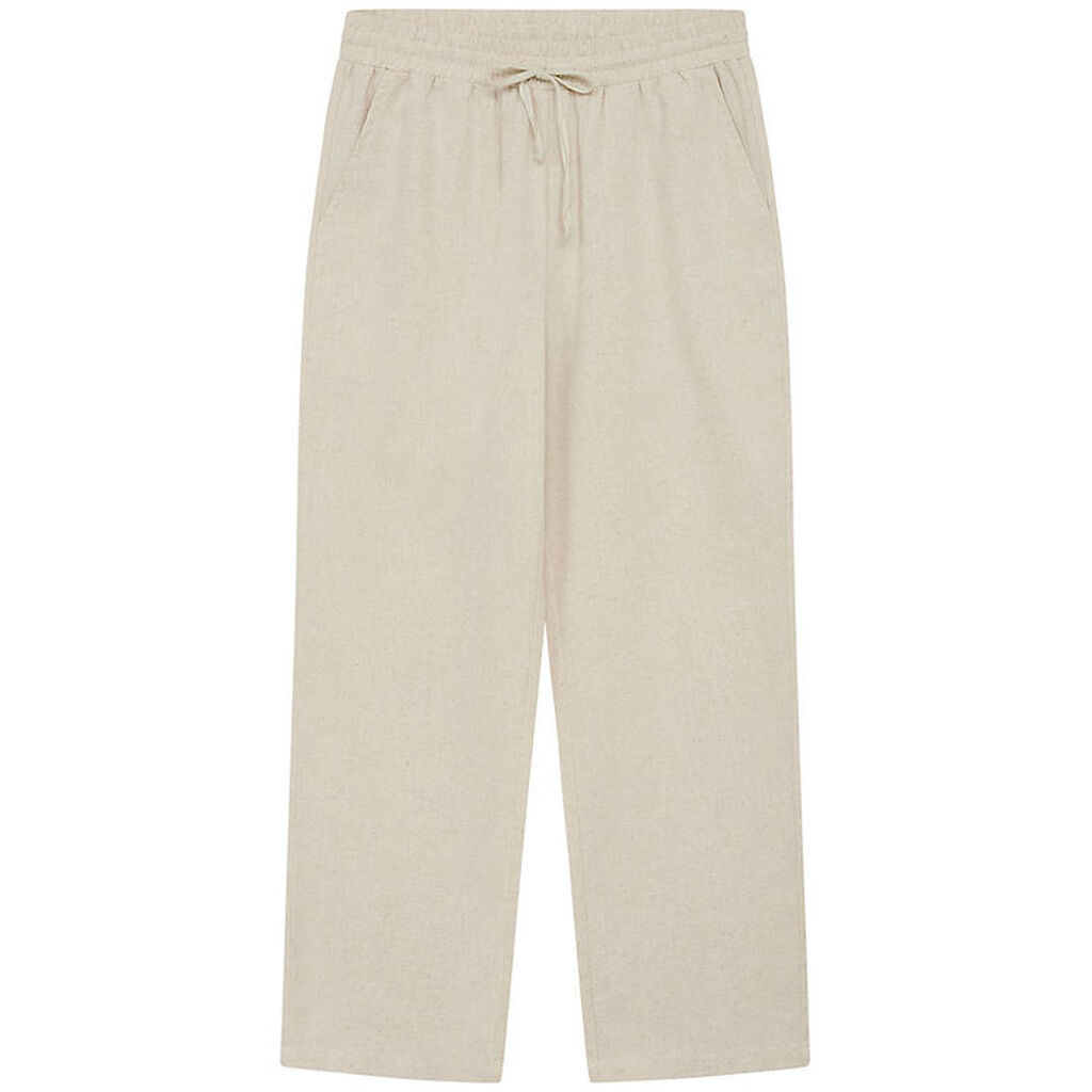 Grunt Bukser - Allan - Viskose/Hør - Sand