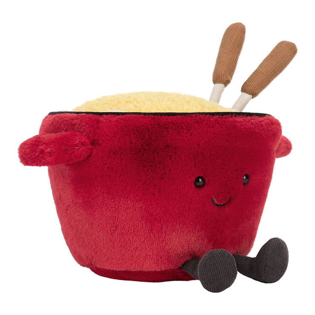 Jellycat Bamse - 13x20 cm - Amuseables Cheese Fondue