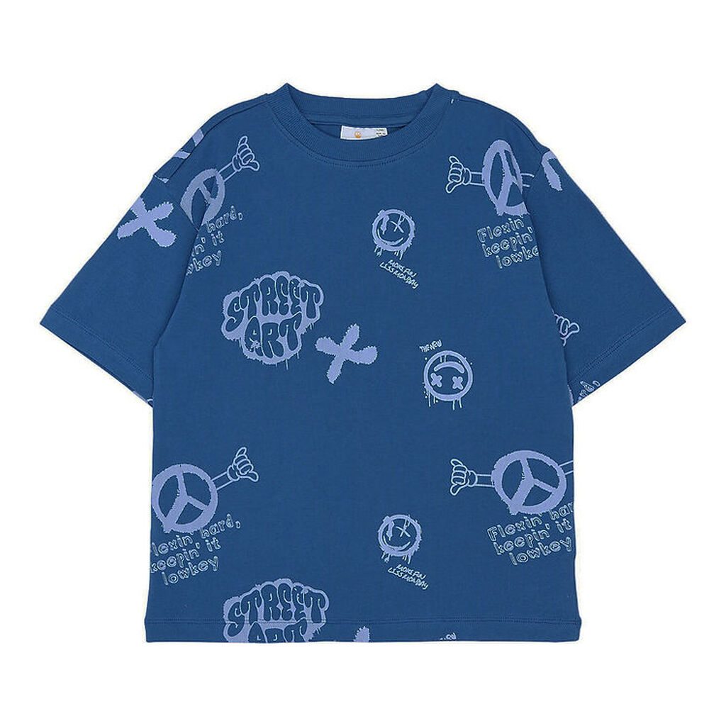 The New T-shirt - TnSpencer - True Blue AOP
