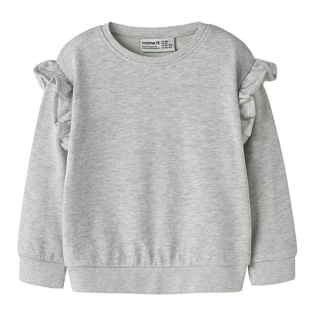 Name It Sweatshirt - NmfTilde - Light Grey Melange