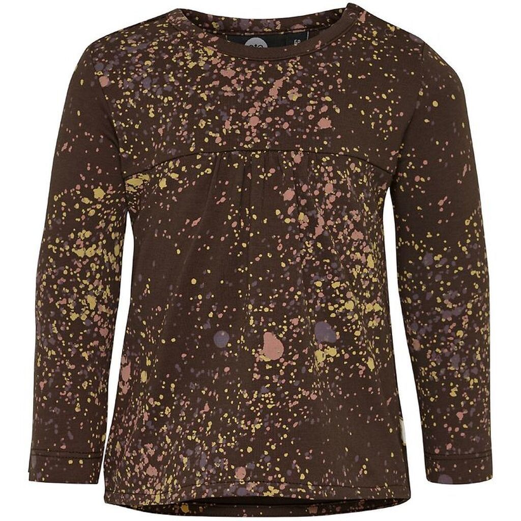 Hummel Bluse - HMLSusanne - Brun m. Prikker