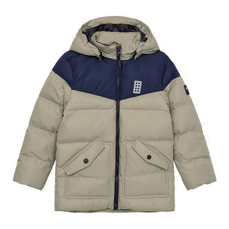 LEGOÂ® Wear Dynejakke - LWJebel 733 - Beige/Blå