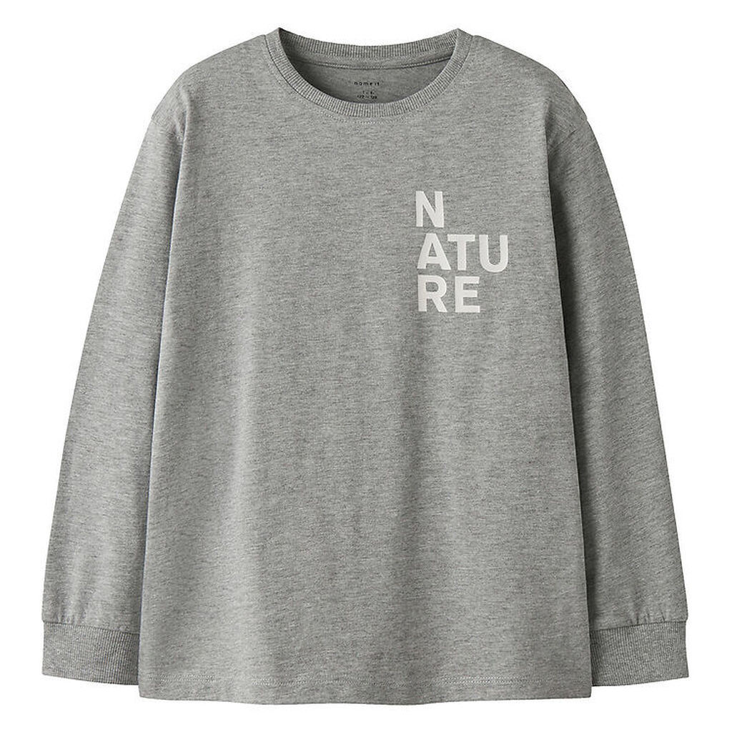 Name It Bluse - NkmOrson - Grey Melange