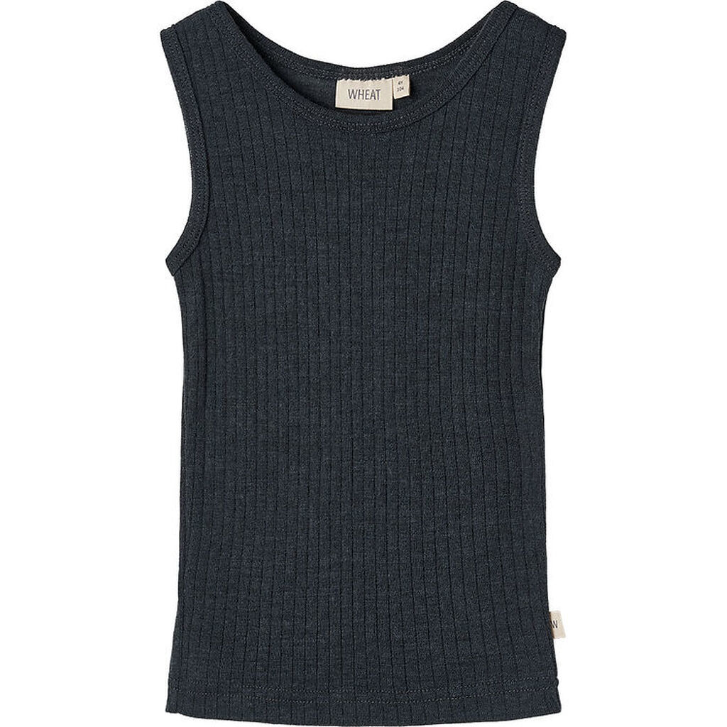 Wheat Undertrøje - Uld/Silke - Rib - Iggy - Navy