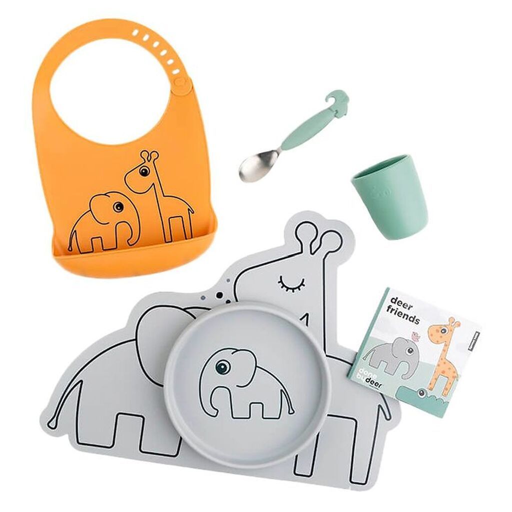 Done By Deer Første Måltidssæt - Silikone - 5 Dele - Color Mix