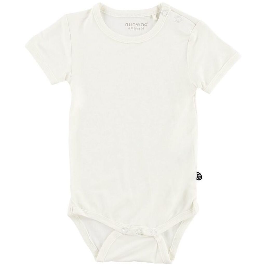 Minymo Body k/æ - Bambus - Hvid