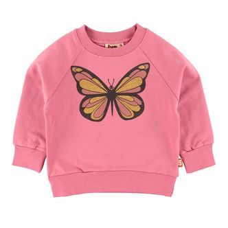 DYR-Cph Sweatshirt - DYRBellow - Old Rose m. Sommerfugl