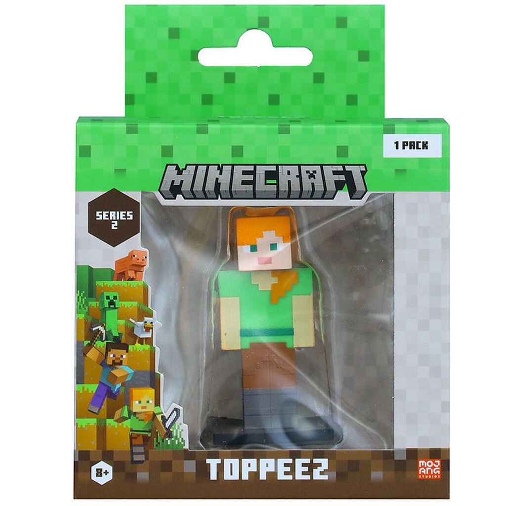Minecraft Figur - 3D - 6 cm - Assorteret
