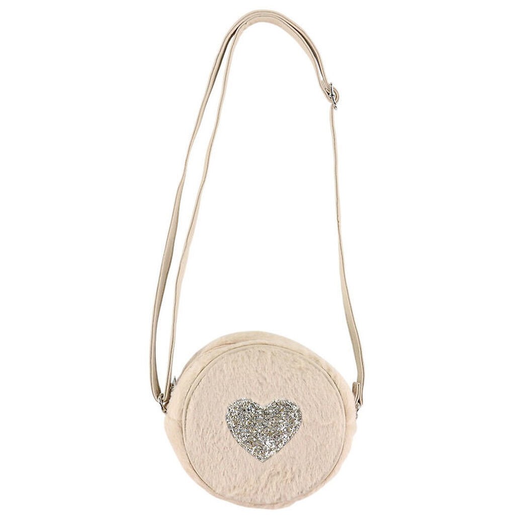 Sofie Schnoor Skuldertaske - Imiteret Pels - Mollysk - Beige m.