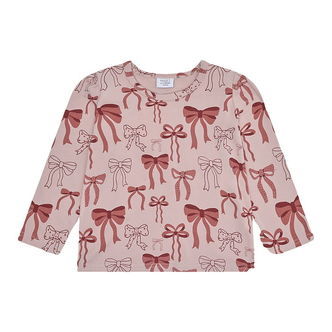 Hust and Claire Bluse - HCAlma Bows - Adobe Rose