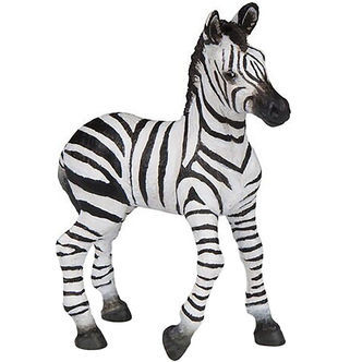 Papo Zebraføl - H: 9 cm