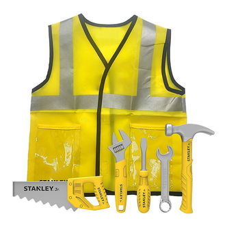 Stanley Jr. Vest m. Værktøj - 6 Dele
