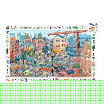 Djeco Puslespil - 200 Brikker - The City