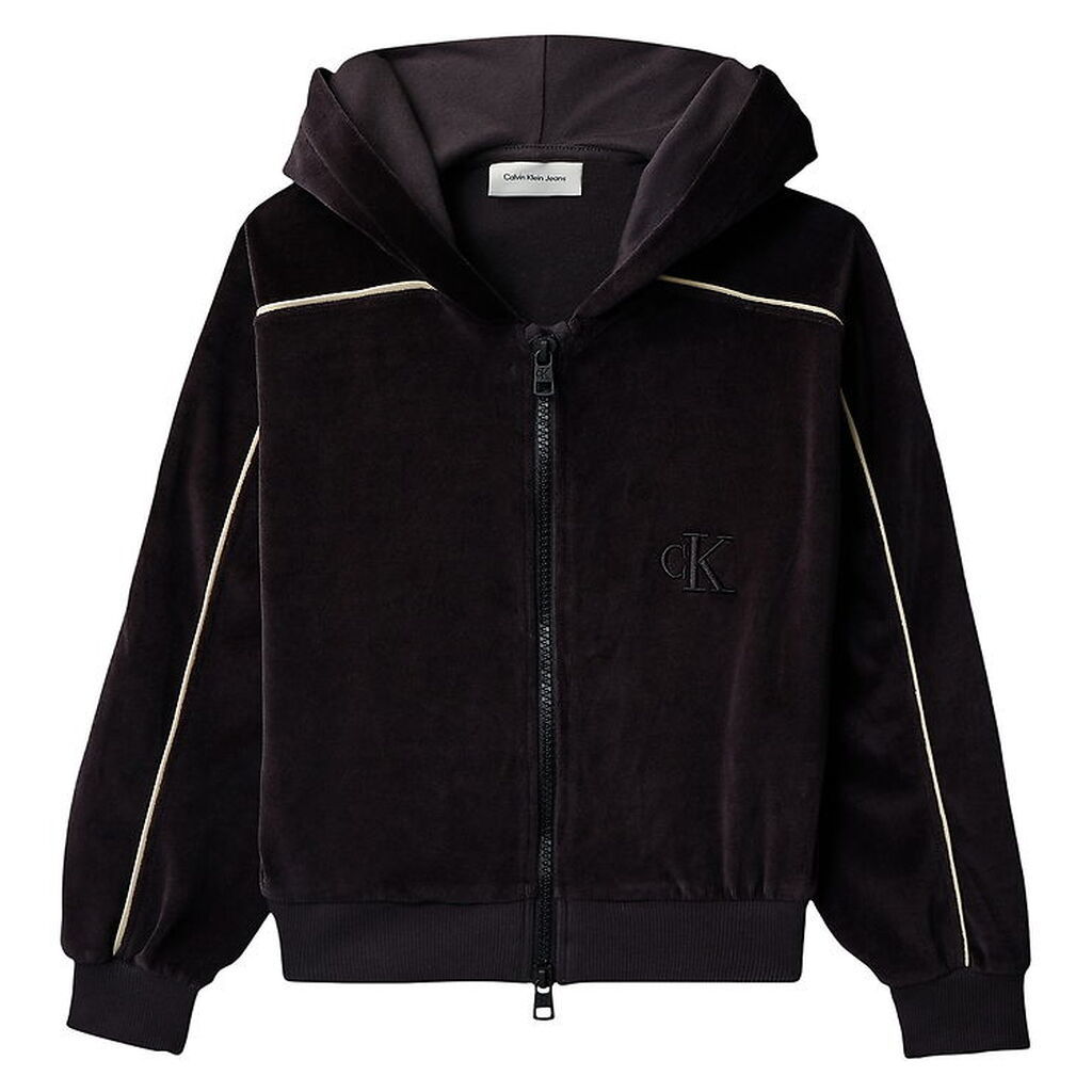 Calvin Klein Cardigan - Velour - Sort