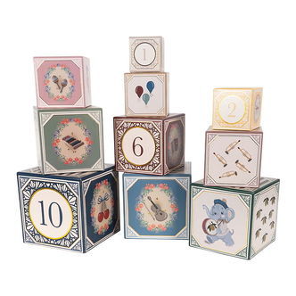 Konges Sløjd Stableklodser - 10 stk. - Numbers