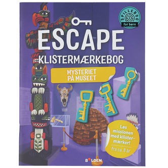 Forlaget Bolden Escape Klistermærkebog: Mysteriet På Museet