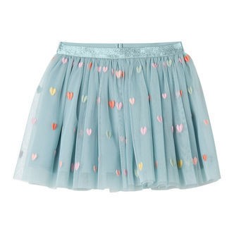 Stella McCartney Kids Tylnederdel - Lyseblå m. Hjerter